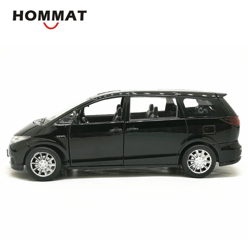 Весы HOMMAT 1:32 Toyota Previa MPV металлические Литые диски и игрушечные автомобили модели