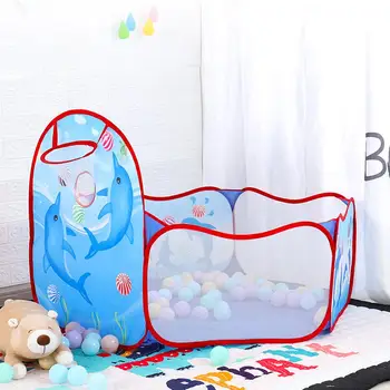 

Folding Kids Playpen Ocean Ball Game Pool Portable Children Game Play Tent In/Outdoor Playing House Pool Pit Kids Tent Toy