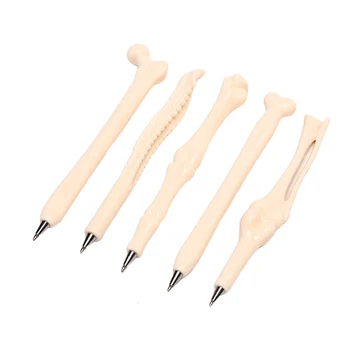 

1pc 0.7mm Novelty Bone Shape Ballpoint Pen Blue/Black Ink Bone Shape Pen Children Student Gift Stationery School Office Supplies