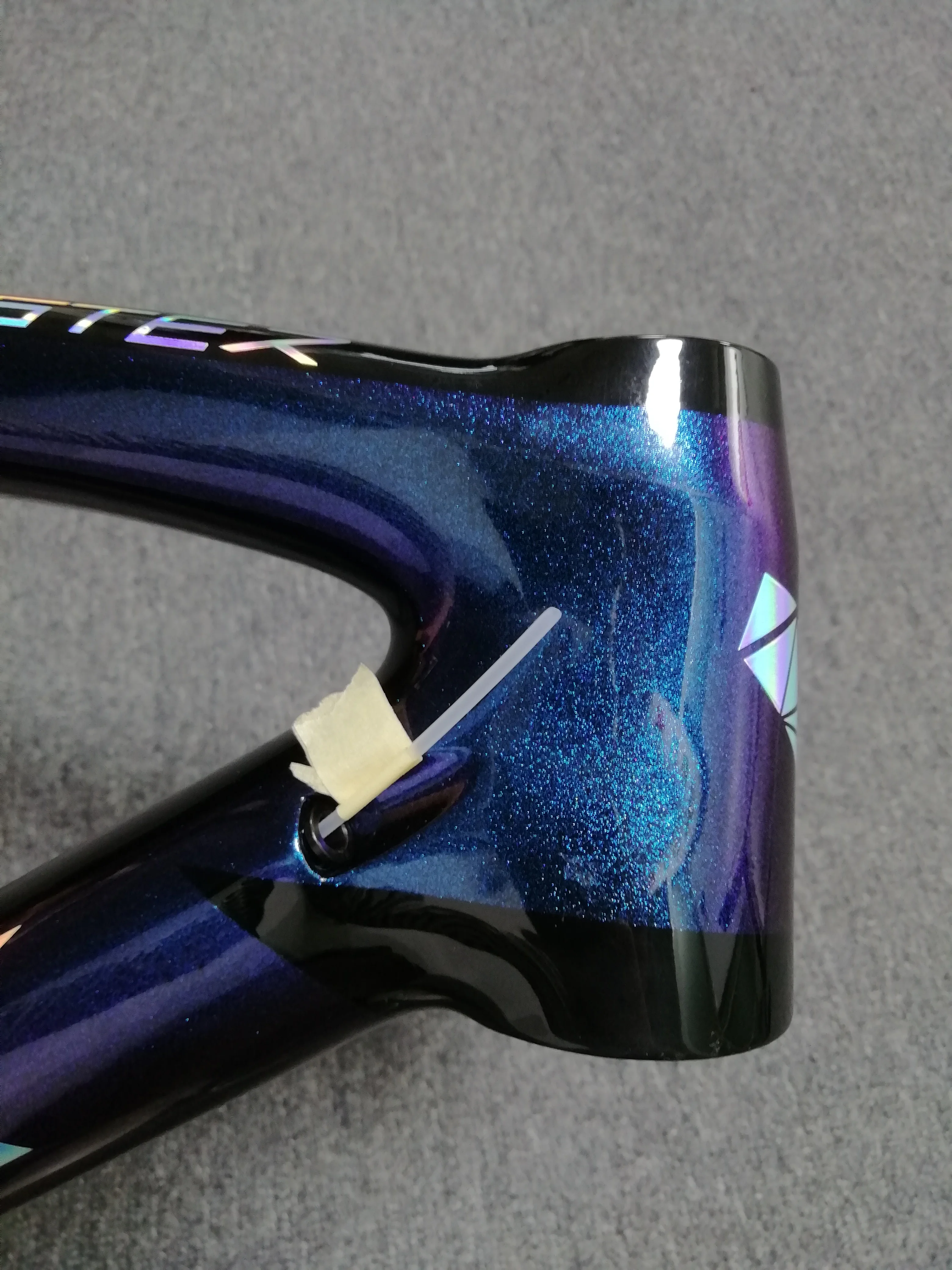 X16QR TRIFOX carbon fiber road bike frame set chameleon paint V