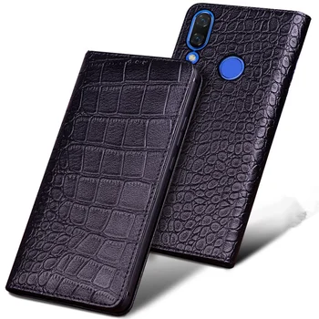 

Bussiness genuine leather phone bag cover for Huawei Nova 3 flip case for Huawei Nova 3i phone case standing flip cover funda
