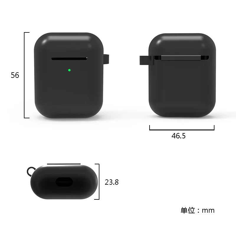 Новый силиконовый чехол для Airpods1 2 й роскошный защитный наушников Apple Airpods 1 и