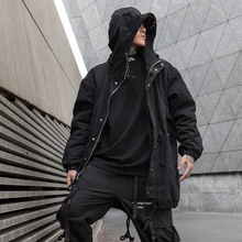 MIXCUBIC, осень, корейский стиль, двухсторонний, удобный, шерстяной Тренч, мужской, Повседневный, свободный, шерстяной, ветровка, пальто для мужчин, M-XL