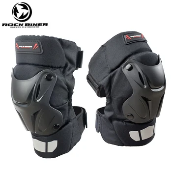 

ROCK BIKER Motorcycle Knee Pads Guards Elbow Racing Off-Road Protective Kneepad Motocross Brace Protector Motorbike Protection