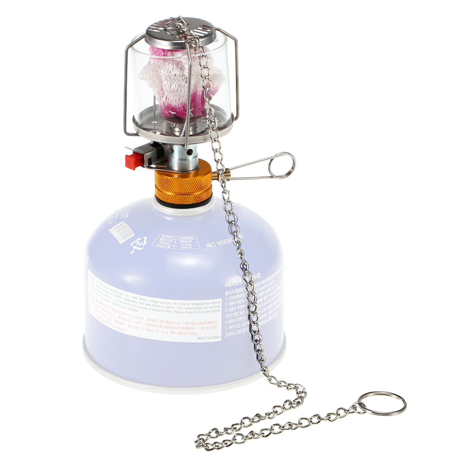 Mini Gas Lamp Outdoor Camping Lantern Tent Lamp Torch Hanging Glass Mini Camping Portable Gas Light Equipment camping light