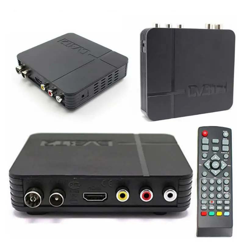Vmade DVB-T2 Full HD 1080P цифровой эфирный приемник DVB-T MPEG-4 ТВ-тюнер Поддержка 3D интерфейс мини-приставка