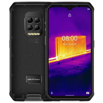 Перейти на Алиэкспресс и купить Ulefone Armor 9 NFC IP68 Ударопрочный телефон с термокамерой Android 10 Восьмиядерный 8 ГБ + 128 Гб Камера 64 мп 6600 мАч надежные смартфоны