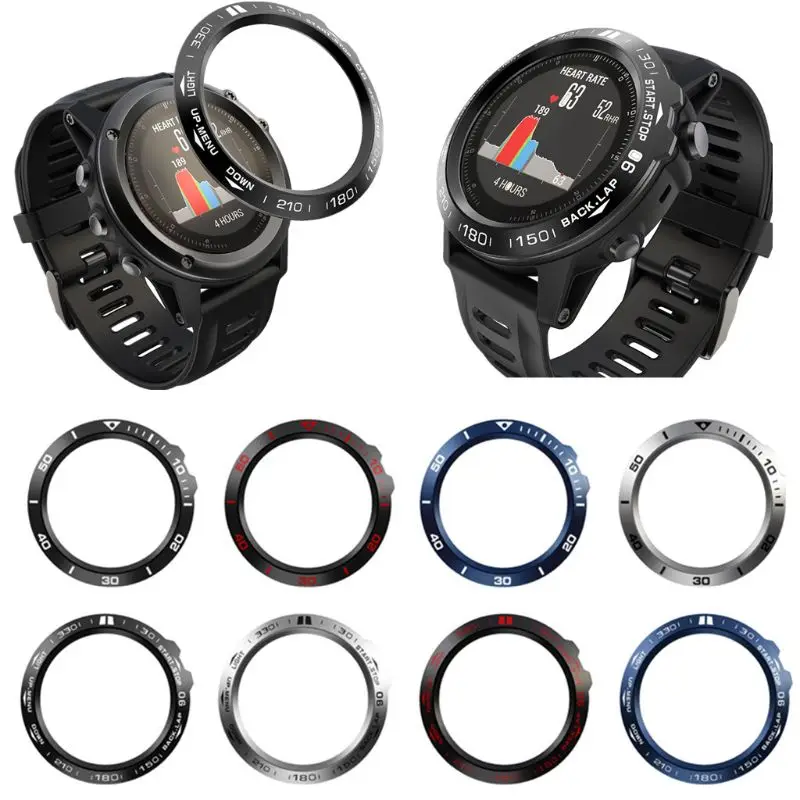 Металлический ободок кольцо Клей Металлическая крышка Замена для Garmin Fenix 3/feniix3 HR Smart