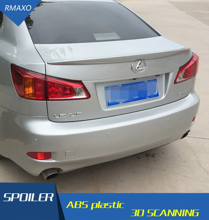 Спойлер из АБС пластика для Lexus IS250 IS300 задний спойлер грунтового цвета