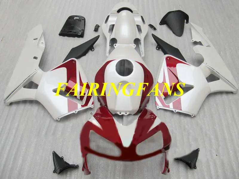 Обтекатель комплект для HONDA CBR600RR F5 03 04 CBR 600 RR CBR 600RR CBR600 2003 2004 красные, белые Обтекатели Кузов+ подарки HC65