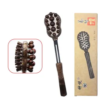 

Double Sided Wooden Body Massage Hammer Stretchable Multifunctional Massager New 667D
