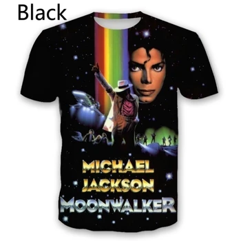 

2020 Summer Newest Women/Men's Michael Jackson Graphic Tee 3D Print Casual T-Shirt (12 Colors)