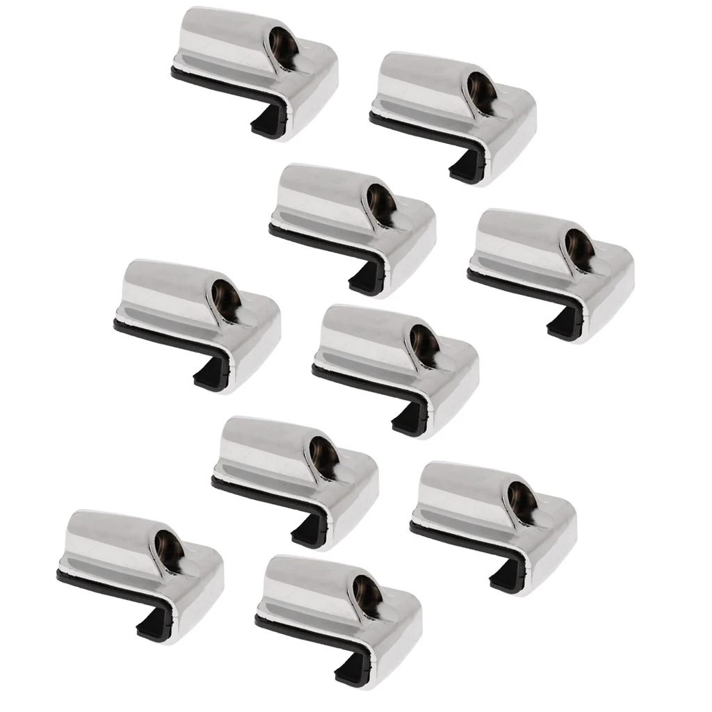 MagiDeal 10 Set OF Zinc Alloy Bass Drum Hooks Strong Enough To Hold Drum