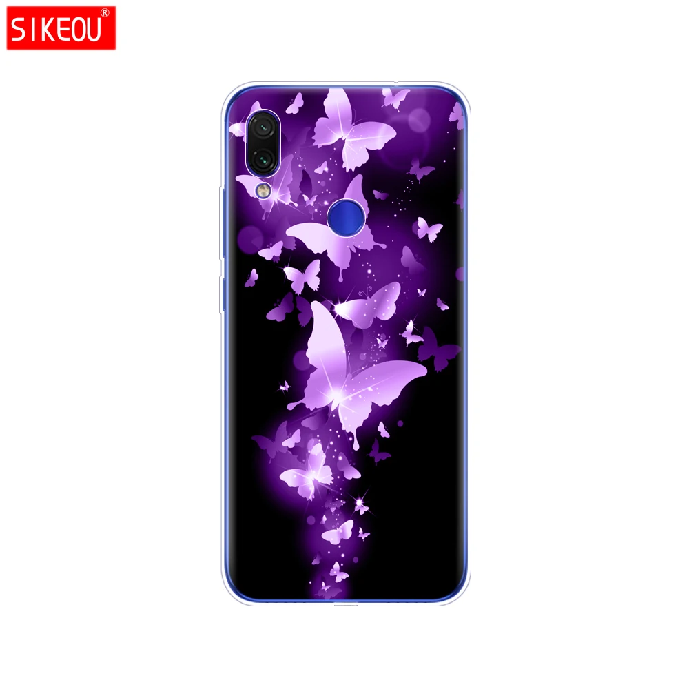Чехол для Xiaomi Redmi Note 7 силиконовый мягкий чехол из ТПУ с рисунком 6 3 дюйма чехлы