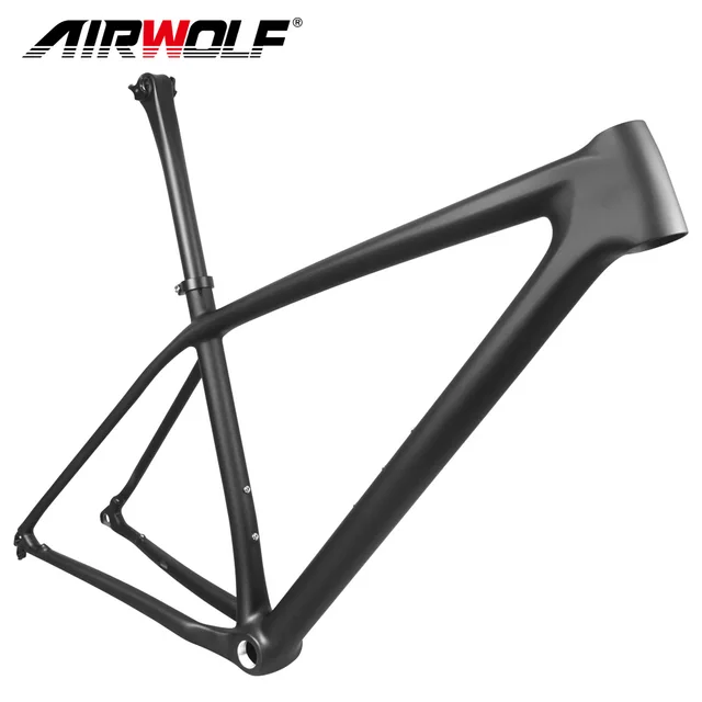 29ER BOOST Light XC MTB Carbon Frame With Seatpost Carbon Mountain Frame 29 T1000 BSA Carbon Mtb Frame S M L Bicycle Frameset Frame Seatpost