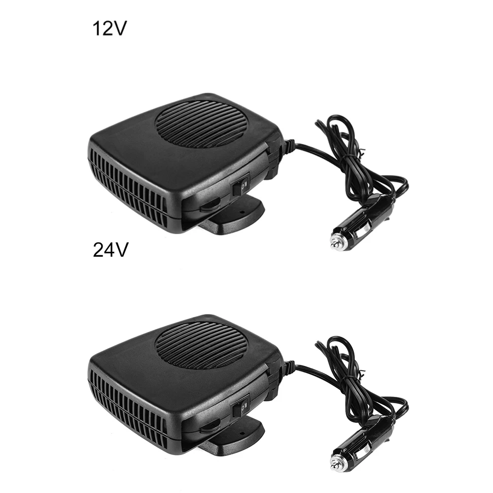 Автомобильный обогреватель вентилятор 150 Вт 12/24v Автомобиль Грузовик Авто нагреватель горячей высокоэффективным вентилятором серьезно ветрового окна влагоуловитель стекол высокое качество автомобильные аксессуары