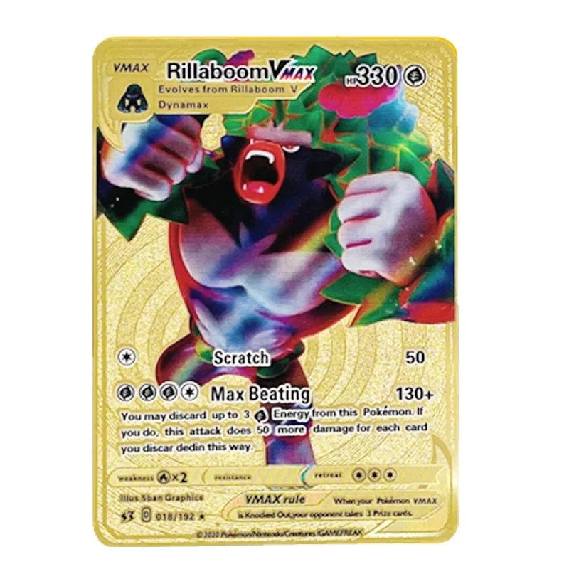 Rainbow Mew Pokemon Card, Golden Mew Pokemon Card