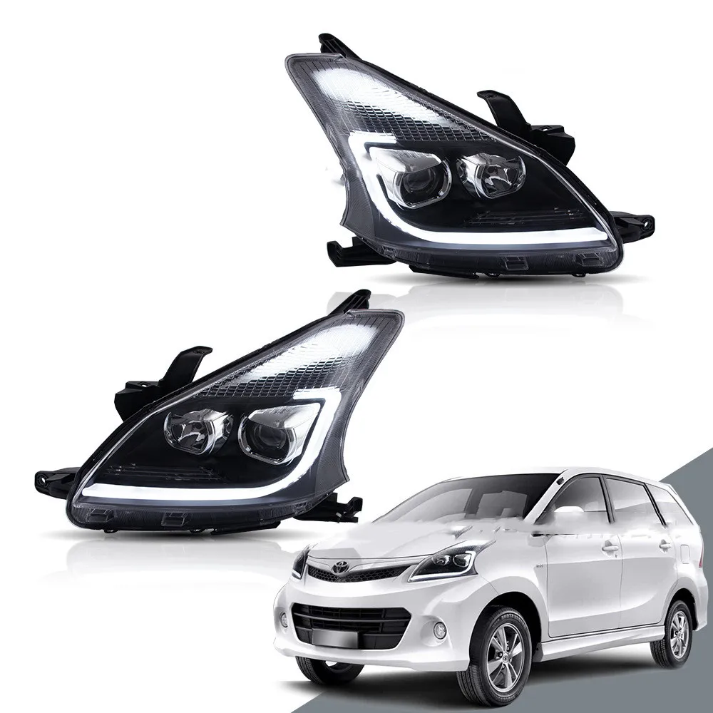Automobile-Headlight-Assembly-For-Toyota-AVANZA-2012-2015-Car-LED