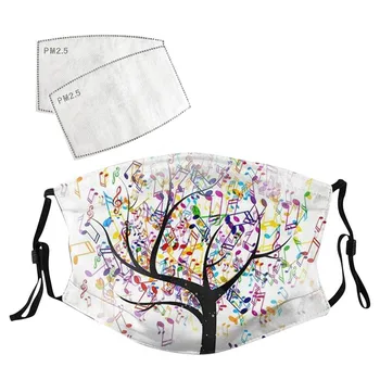 

Adult Unisex Floral Print Mask Washable Dustproof And breathable washable reusable Mask Three-dimensional With Carbon Filter