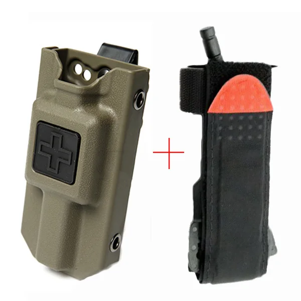 Green Kit Тактический EMT жгут сумки Перевозчик Открытый выживания коробка для хранения аптечка медицинская посылка жгут охотничье снаряжение - Цвет: Green Kit
