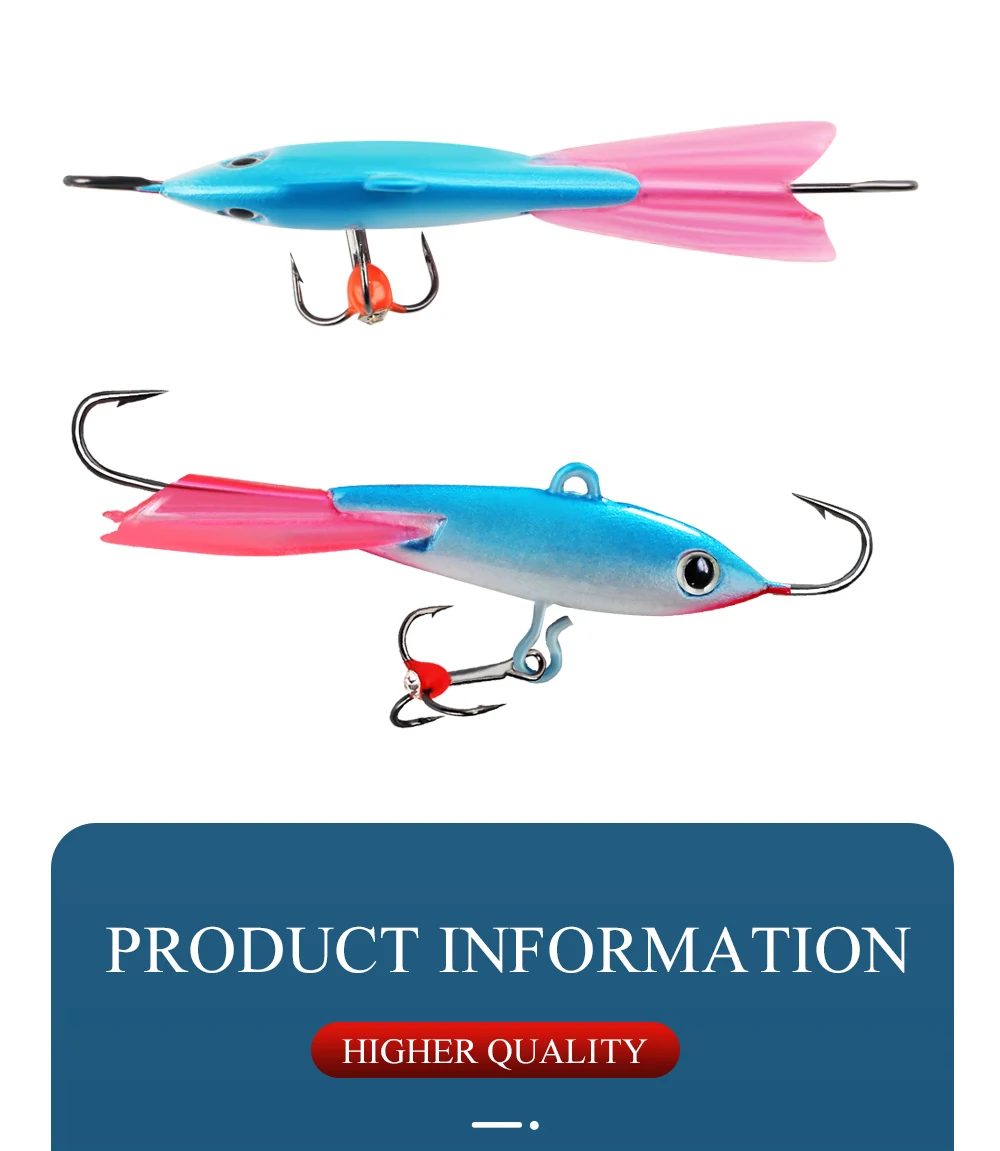 Description Picture 4 of itemFTK 12g 15g 25g Vertical Metal Jig Winter Ice Fishing Lure 3D Eye Hard Artificial Bait Balancer For Fishing Wobblers