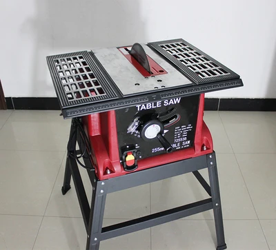 10 "раздвижная Настольная пила для деревообработки 255 мм DIY циркулярная по