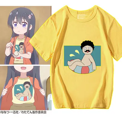 03 Wataten!: футболка с ангелом, летящим ко мне, аниме Hana Shirosaki, футболка для косплея, хлопковые футболки - Цвет: 03