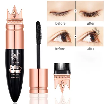 

Langmanni Mascara Eyelash Extension Black Long Curling Thick EyeLash Comb Waterproof 4D Silk Fiber Makeup Cosmetic