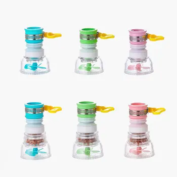 

Faucet Anti Splash Head Extended Frother Kitchen Tap Water Spray Water Saving Rotary Filter Nozzle