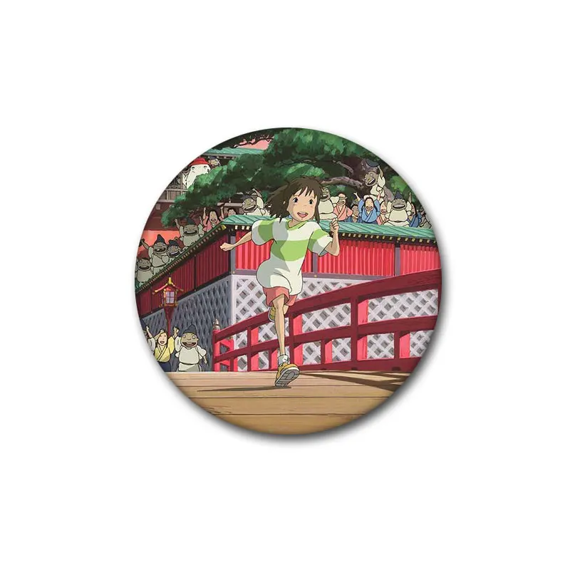 Nengdou T14 японский аниме без лица Унесенные призраками рубашка значок Хаяо Миядзаки Брошь булавка рюкзак значок украшение на одежду и шляпу