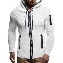 Dropshipping 2019 New Autumn Winter Cardigan Coats Men Solid Slim Fit Warm Sweater Men Casual Zipper Hooded Sweater Men Cardigan Dropshipping 2019 New Autumn Winter Cardigan Coats Men Solid Slim Fit Warm Sweater Men Casual Zipper Hooded Sweater Men Cardigan