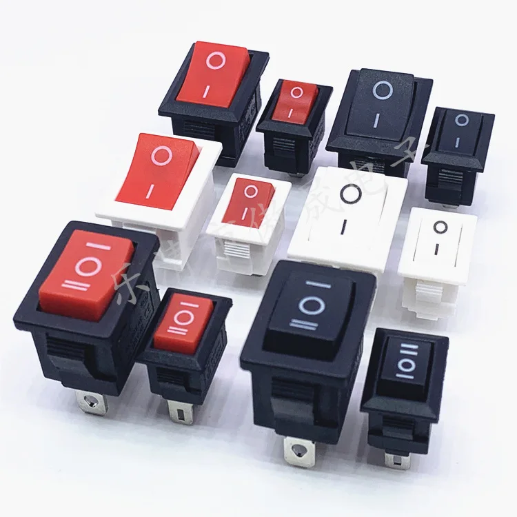 Черный и белый с рисунком Kcd11-101 мини переключатель 3a250v футов два dang 10X15 размер кулисный переключатель
