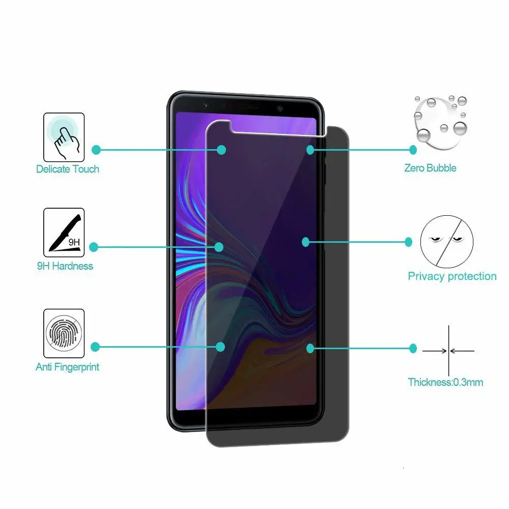 Закаленное защитное стекло 2.5D 9H для экрана Samsung Galaxy A3 A5 A8 A7 A310 A510 A710 A320 A520