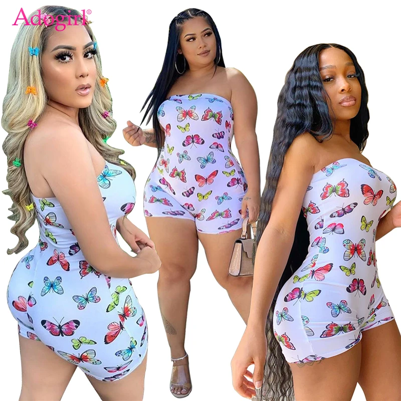Strapless Jumpsuit Fashion Sexy Onesies 