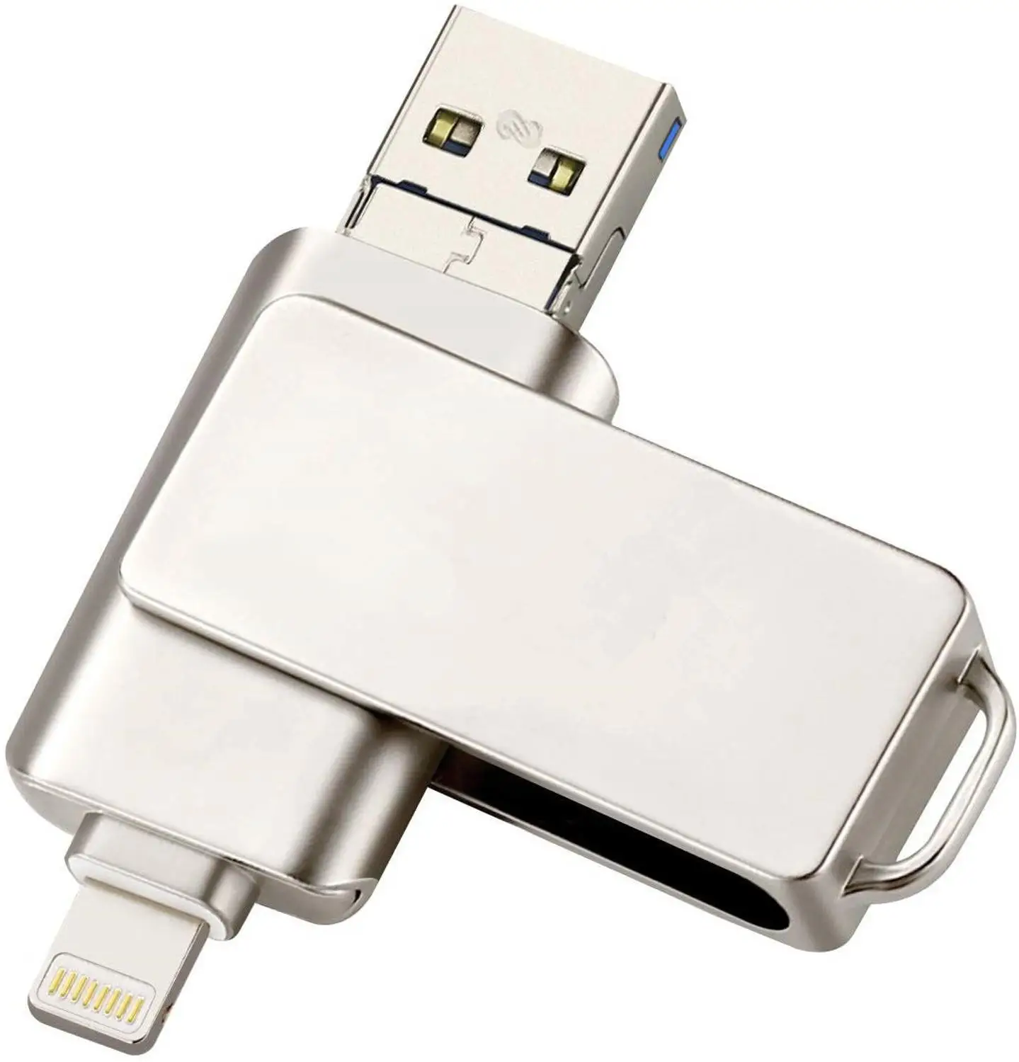 USB флеш-накопитель для iPhone 128GB 3-в-1 OTG скачок Привод флэш-накопители внешний Micro USB устройство чтения карт памяти флеш-накопитель флэш-накопитель USB флэш-память 3,0