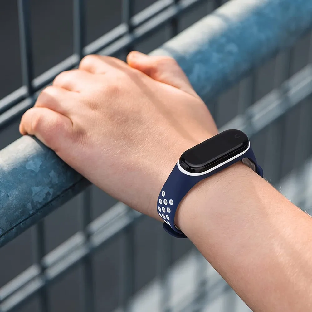 For Mi Band 6 5 4 strap sport Silicone watch wrist Bracelet miband 6 5 accessories bracelet smart strap for Xiaomi mi band 3 4 5