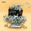200/100/50Pcs Nails Fits Manual Tufting Gun Steel Rivet Tool Concrete Wall Anchor Wire Slotting Device for Dropped Ceiling Deco 5