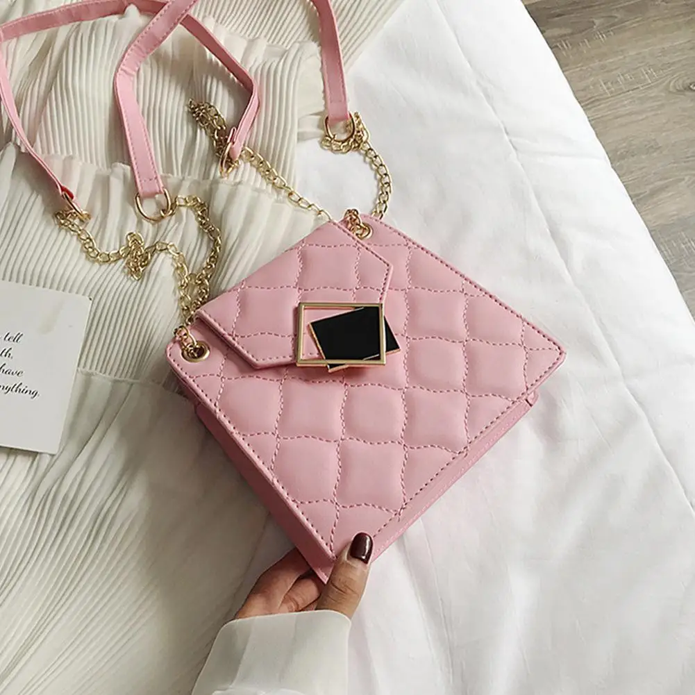 Women Fashion All Match Single Shoulder Chain Strap Satchel Bag