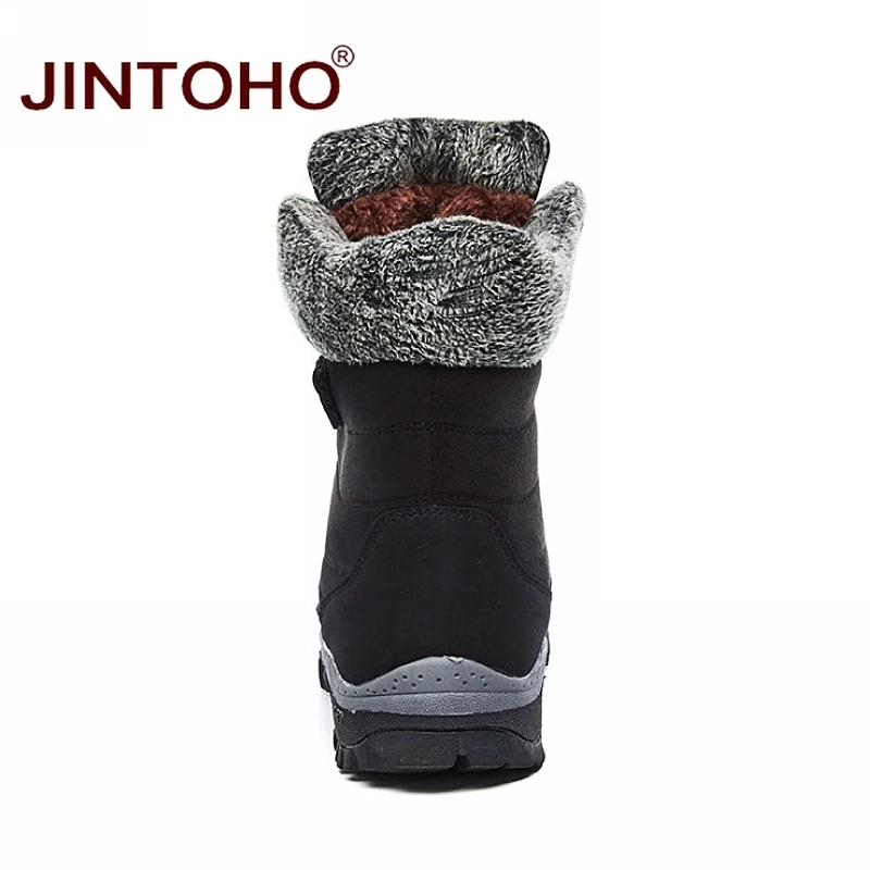 JINTOHO/зимние женские ботинки; модные зимние ботинки для женщин; модные женские ботинки до середины икры; зимняя женская обувь