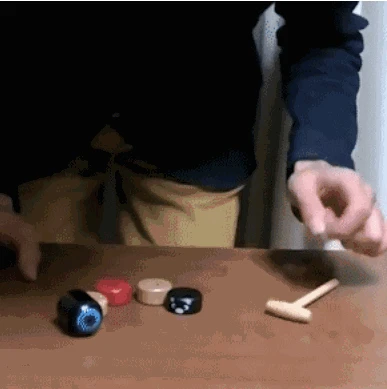 Небольшой деревянный человек Immortal Daruma магические трюки реквизиты для съемки