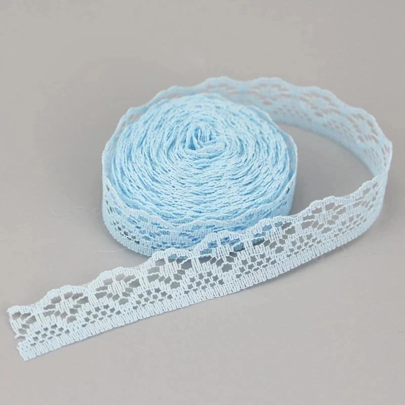 15mm Colour Lace Fabric Webbing Decoration Lovely Gift Packing Material Handmade DIY 20 yards/roll lace fabric lace decoration lace accessories lace sewing supplies lace sewing accessories lace garment accessories chiffon lace fabric