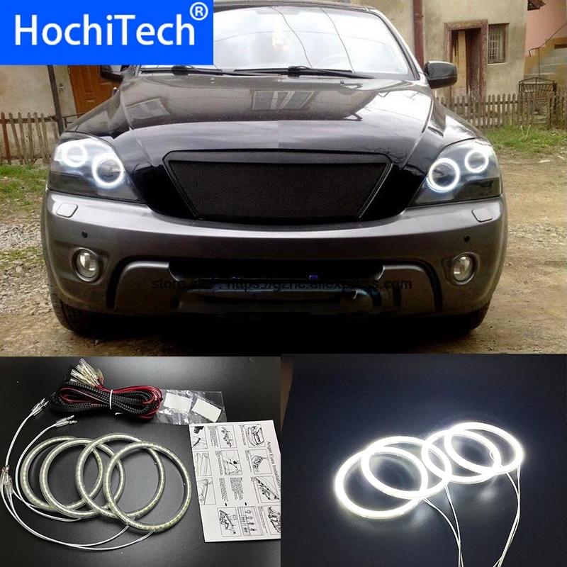HochiTech ультра яркие красные/зеленые/Белый светодиодный глаза ангела 2500LM 12 В halo