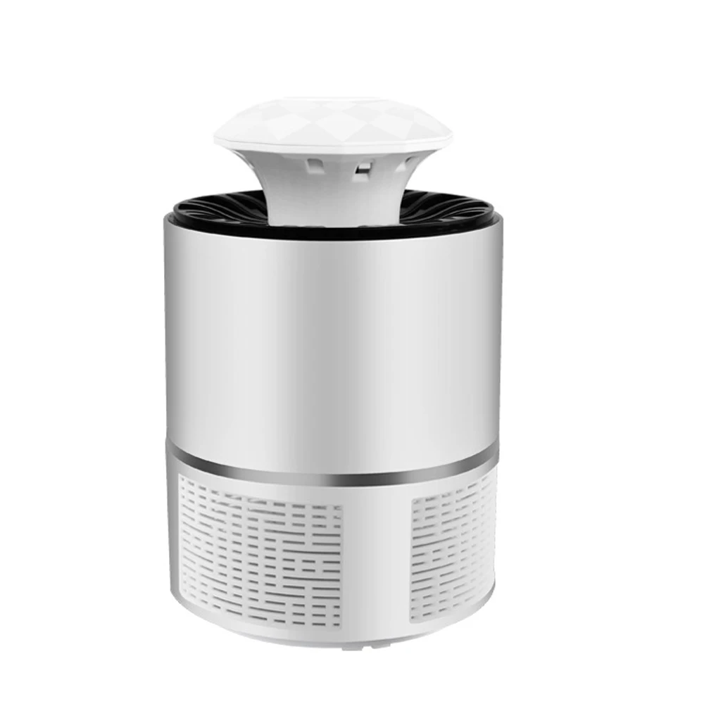 Delicate Mosquito Lamp Moths Killer USB Voiceless Pest Bug Zapper Fashion Mosquito Light Flying Insects Electric Insect Trap 5W - Цвет: White
