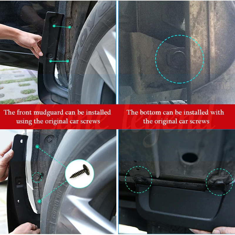 4x литые Брызговики для Ford S Max 2006 2015 2007 2008 2009 2010 2011 2012 2013 2014|Грязезащита| |