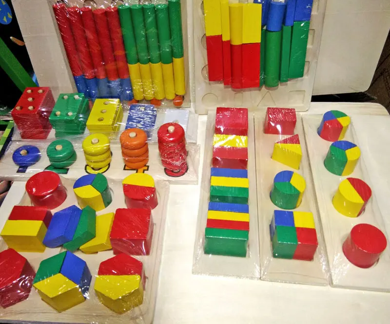 PRE-SCHOOL Обучающие деревянные Обучающие игрушки Монтессори обучающие средства 8 восемь наборов Форма Количество геометрическая форма пластина