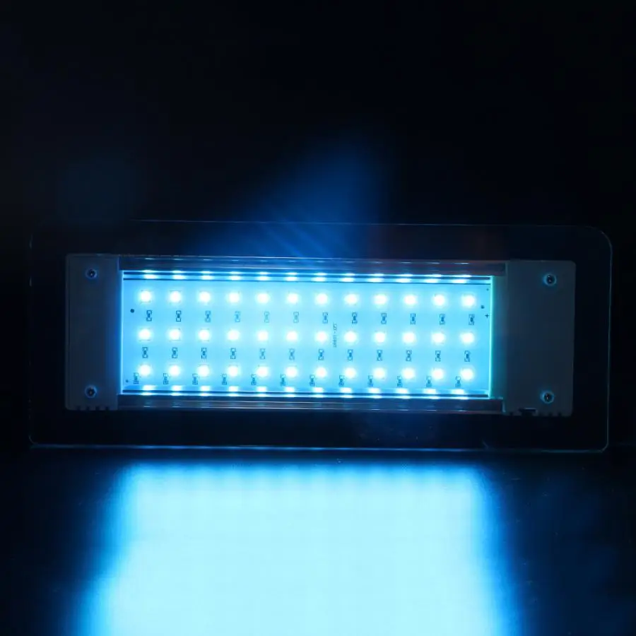 Водонепроницаемые светодиодные аквариумные лампочки аквариум RGB светодиодный свет воды лампа для растений клип на освещение 100-240 В аквариумный светодиодный фонарь
