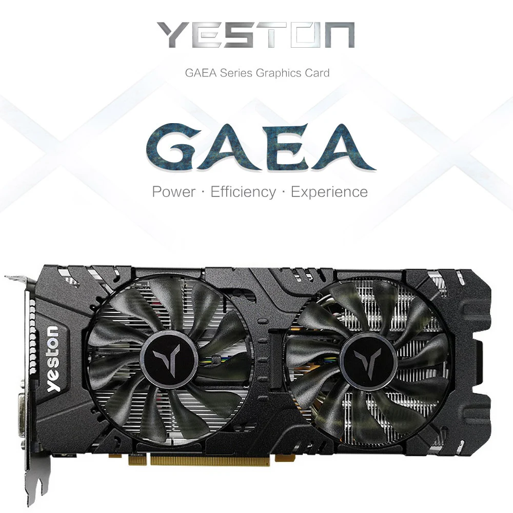 Игровая карта Yeston RX580 2048SP 8G для настольного компьютера игровой офис 580