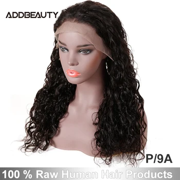 

【Addbeauty】Natural Wave 13x6 Lace Front Wig 8"-26" Pro. Ratio Natural Color Brazilian Remy Human Hair Wigs