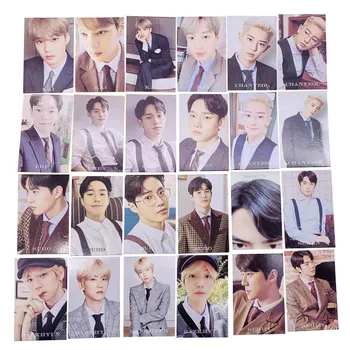 

4/12/24PCS Kpop Exo Album Lomo Kaarten K-Pop Nieuwe Mode Self Made Paper Photo Card Photocards Stationery