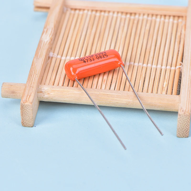 

1 Piece Orange Tone Cap Electric Guitar Single Coil Pickup Acoustic Capacitor 0.047uf 473J